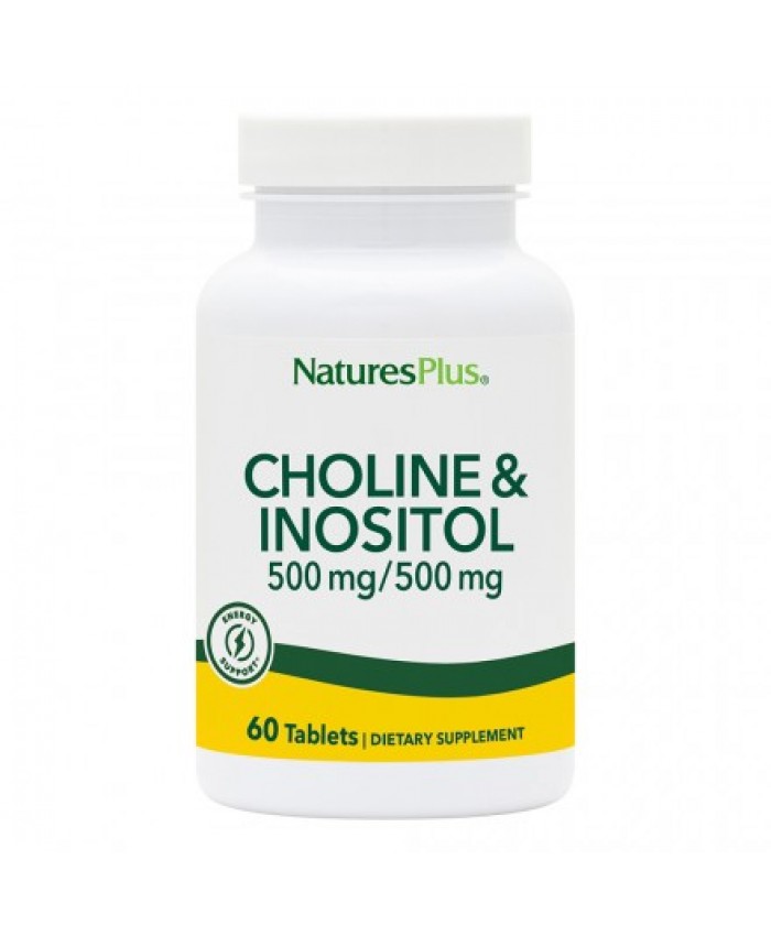 Nature's Plus Choline & Inositol 500mg 60tabs